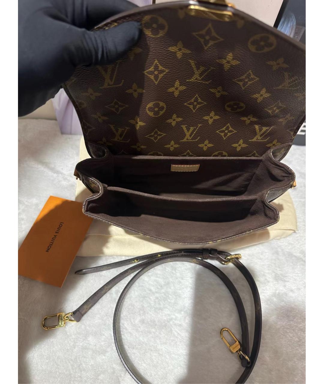 LOUIS VUITTON Коричневая сумка через плечо, фото 6