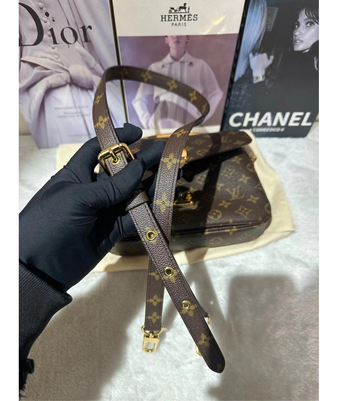 LOUIS VUITTON Коричневая сумка через плечо, фото 5