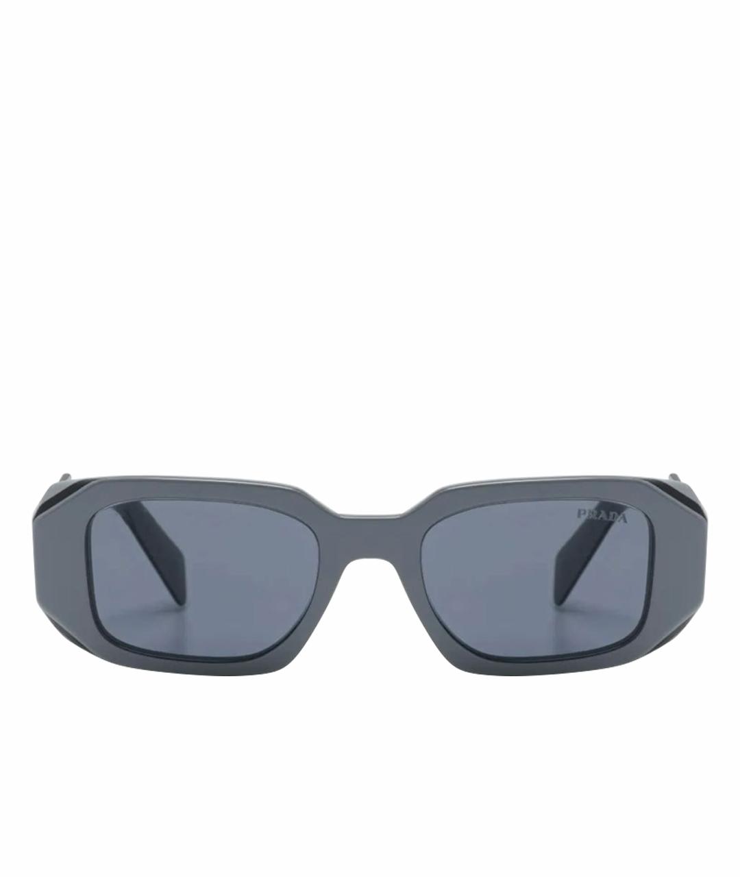 PRADA Серые пластиковые солнцезащитные очки, фото 1
