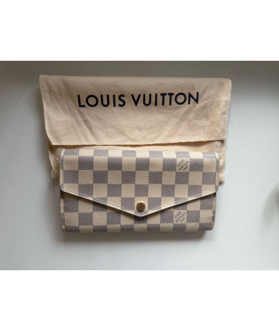 LOUIS VUITTON Бежевый кошелек, фото 6