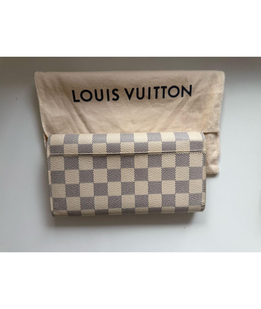 LOUIS VUITTON Бежевый кошелек, фото 2