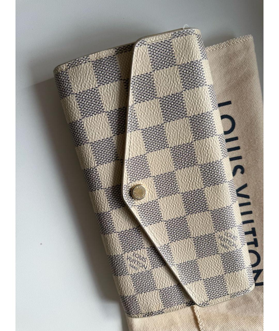 LOUIS VUITTON Бежевый кошелек, фото 5