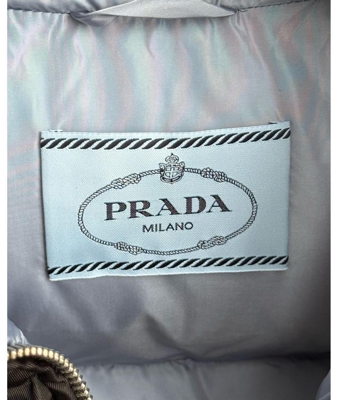 PRADA Черная полиамидовая куртка, фото 3