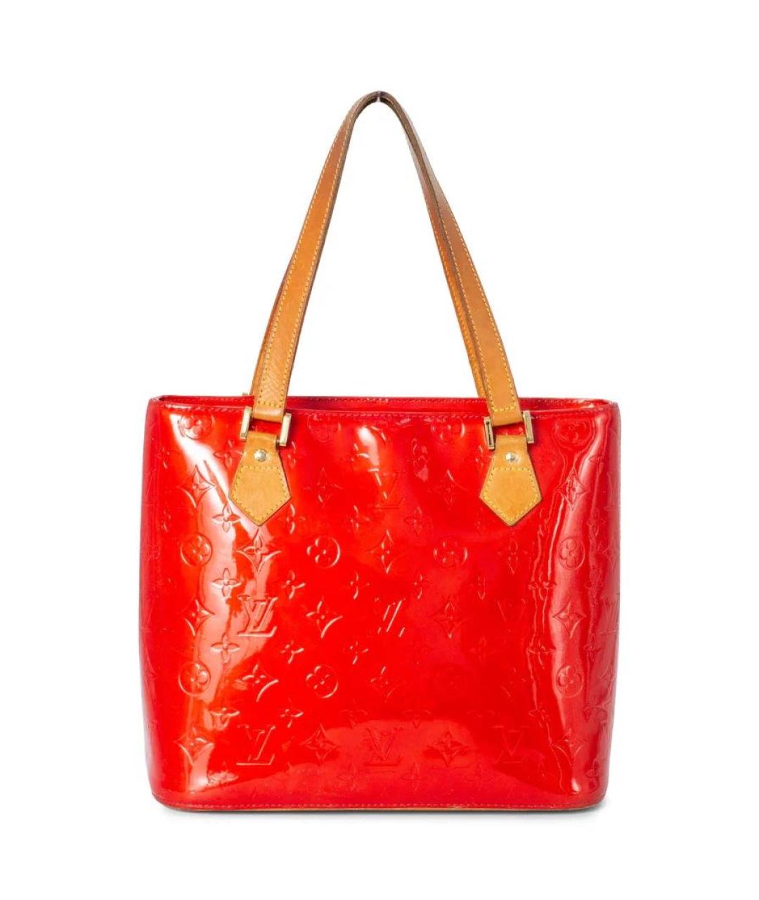 LOUIS VUITTON Красная кожаная сумка через плечо, фото 1