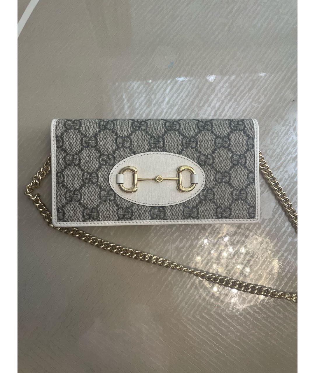 GUCCI Белая сумка через плечо, фото 8
