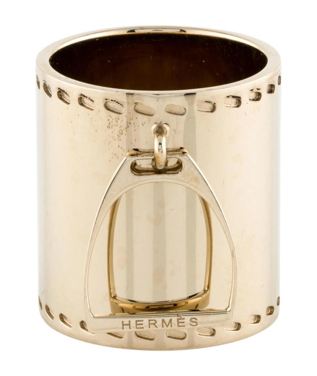 HERMES Золотой платок, фото 1