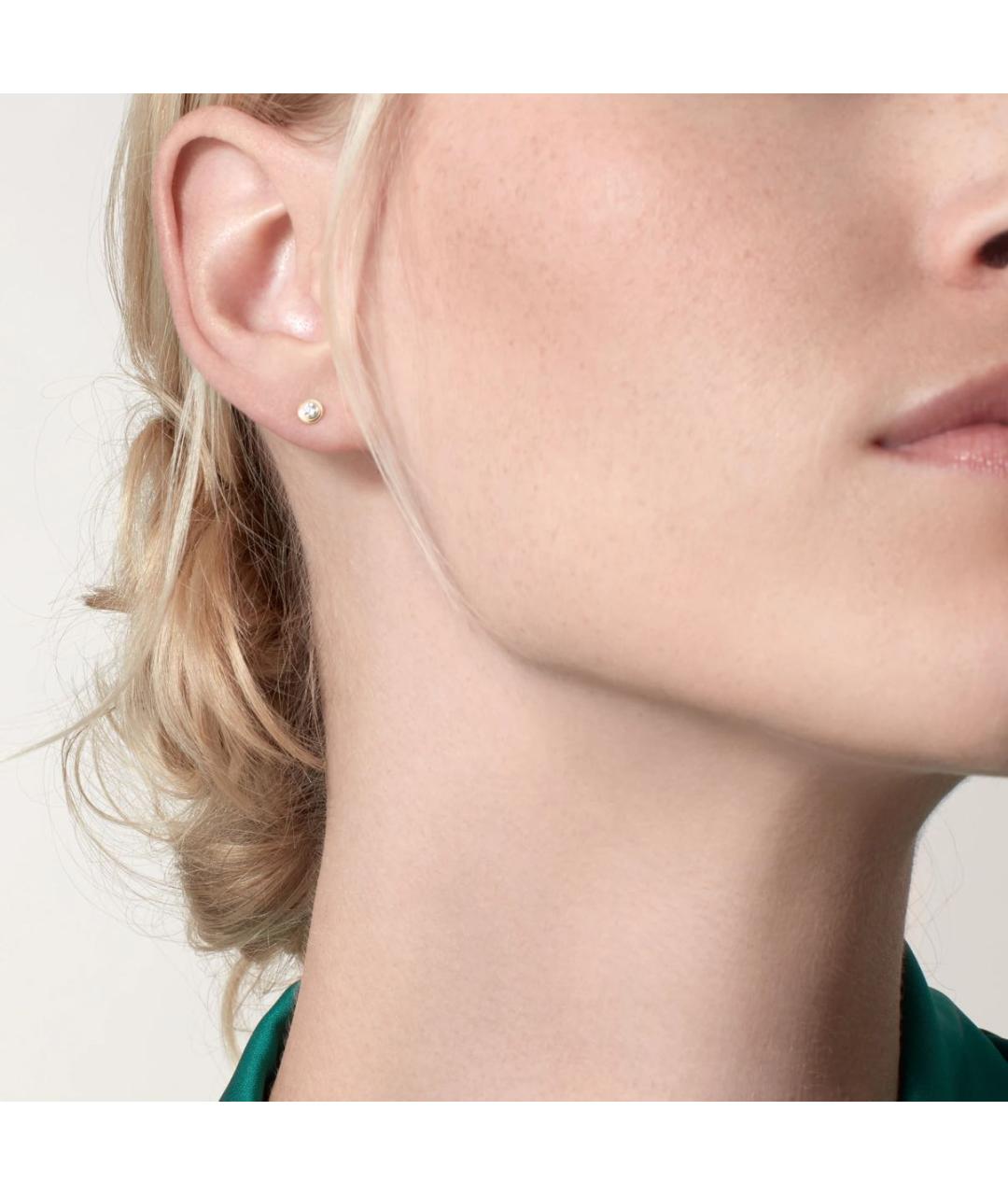 CARTIER Золотые серьги из желтого золота, фото 2