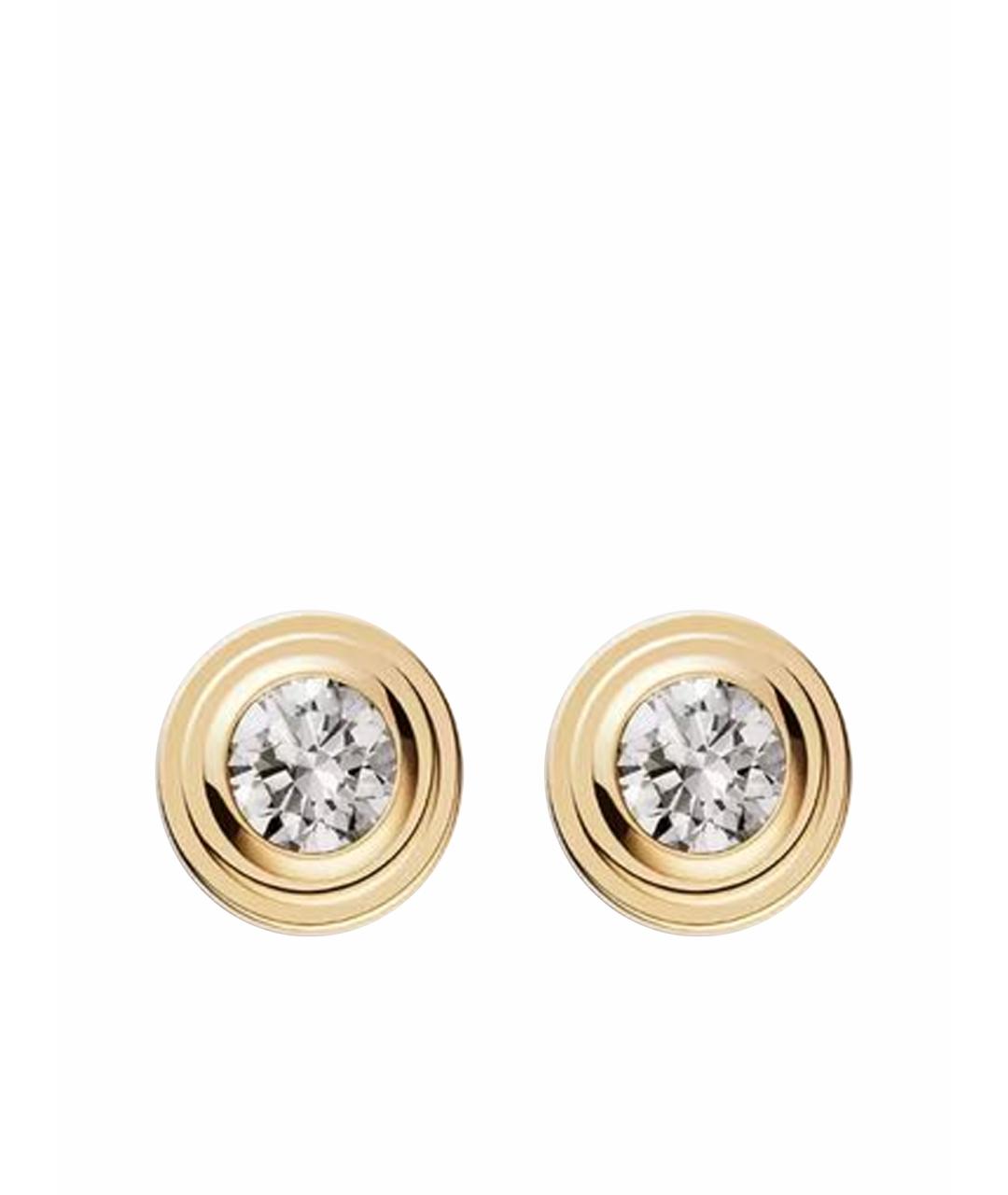 CARTIER Золотые серьги из желтого золота, фото 1
