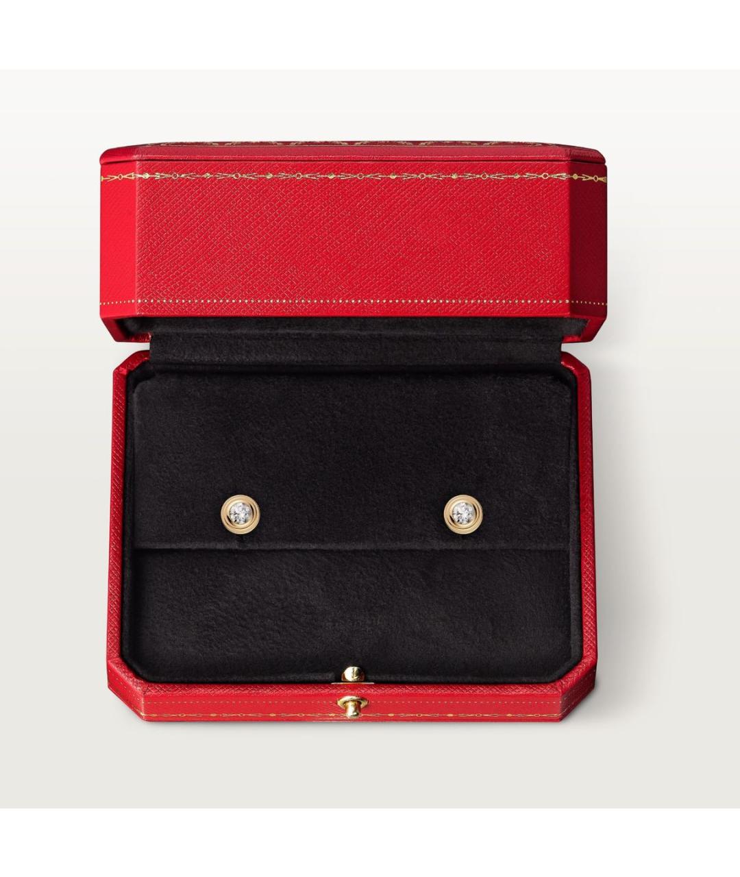 CARTIER Золотые серьги из желтого золота, фото 3