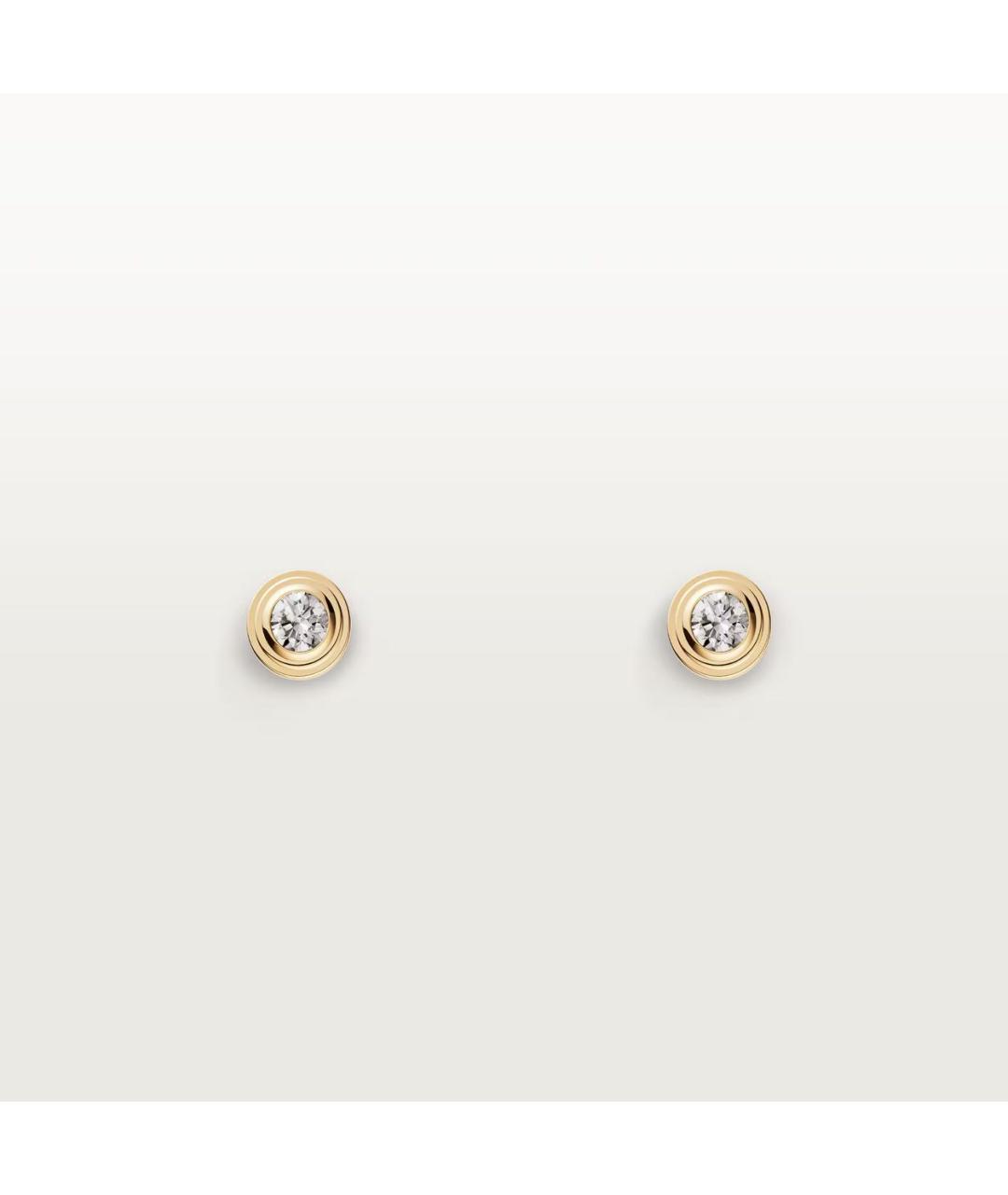 CARTIER Золотые серьги из желтого золота, фото 7
