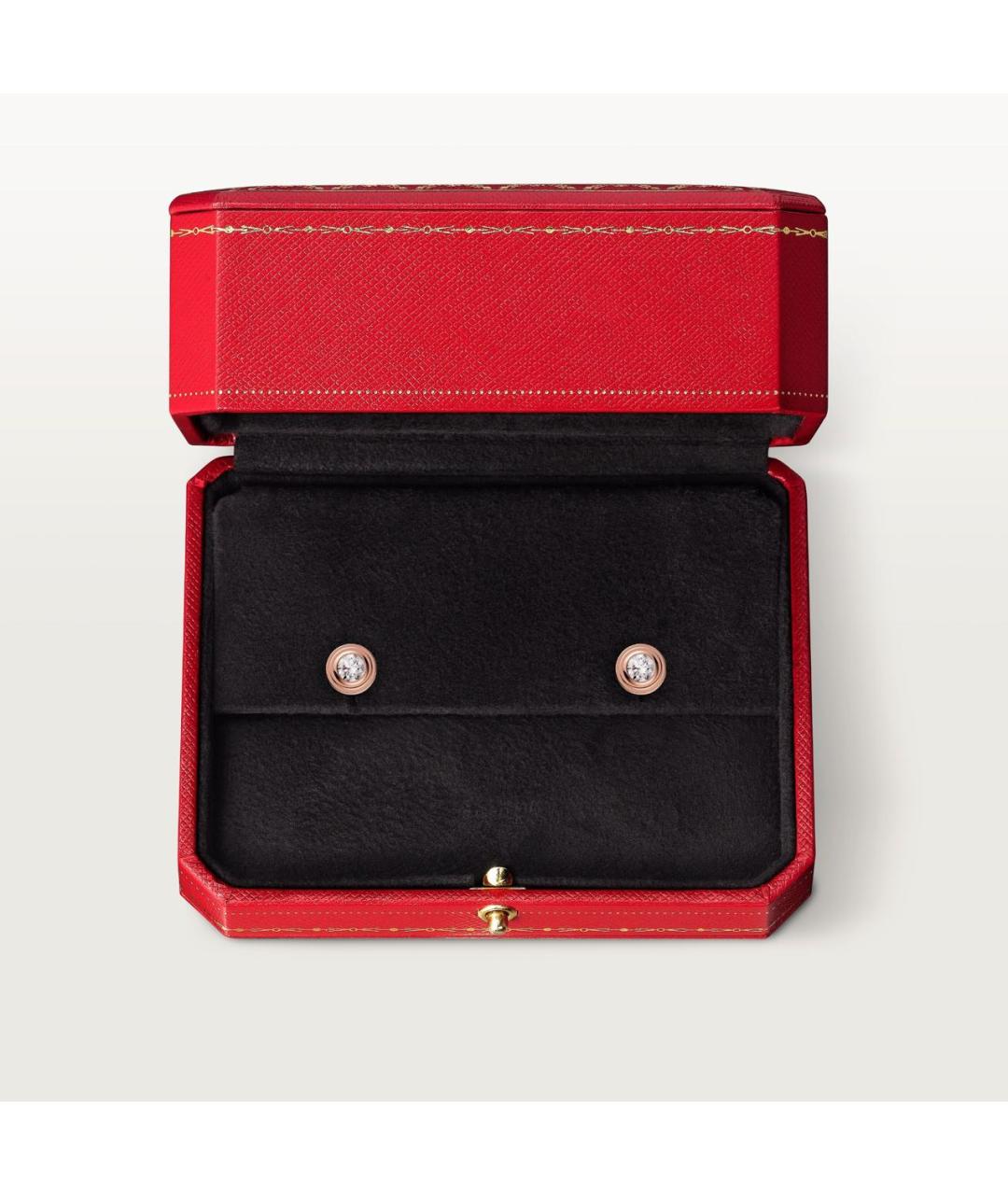 CARTIER Золотые серьги из розового золота, фото 5