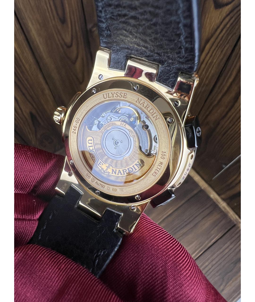 Ulysse Nardin Черные часы, фото 5