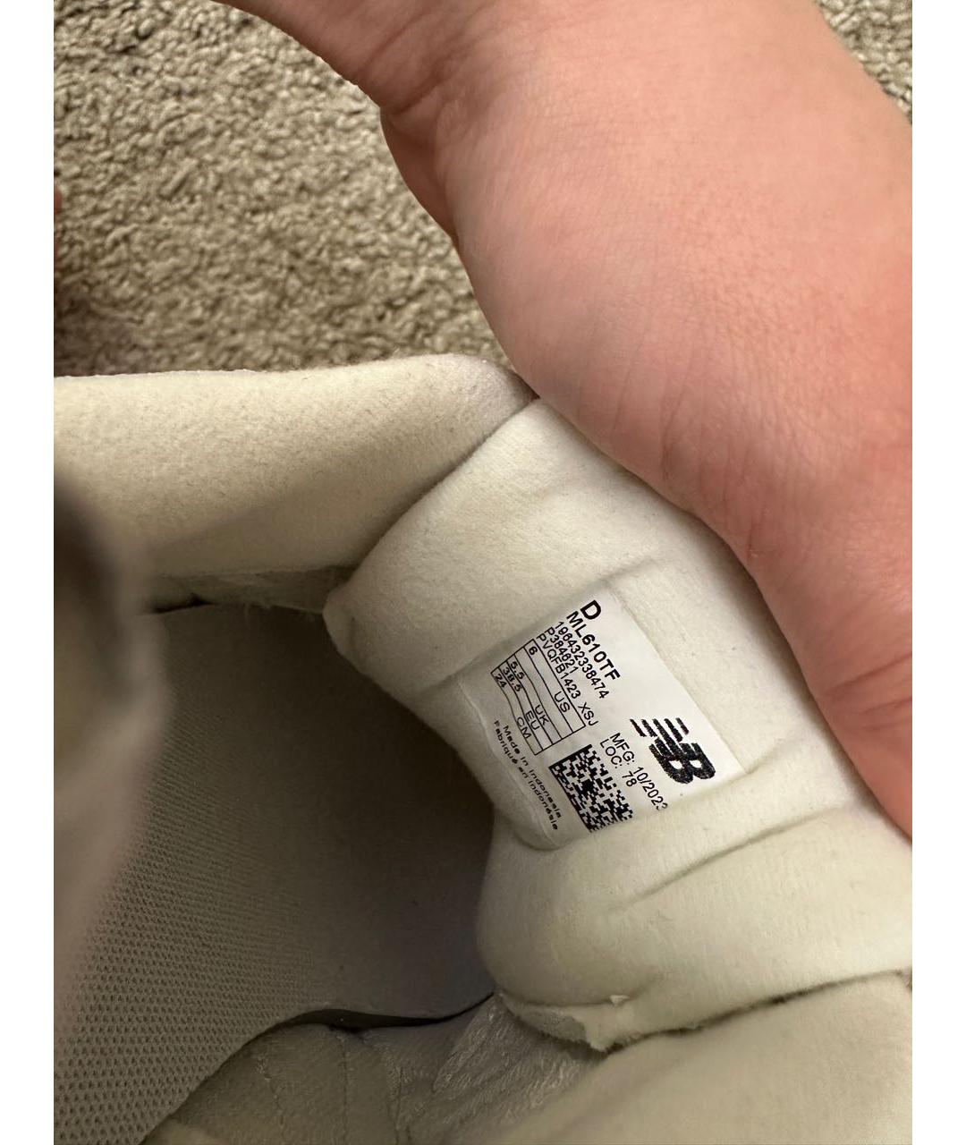 NEW BALANCE Бежевые кроссовки, фото 5