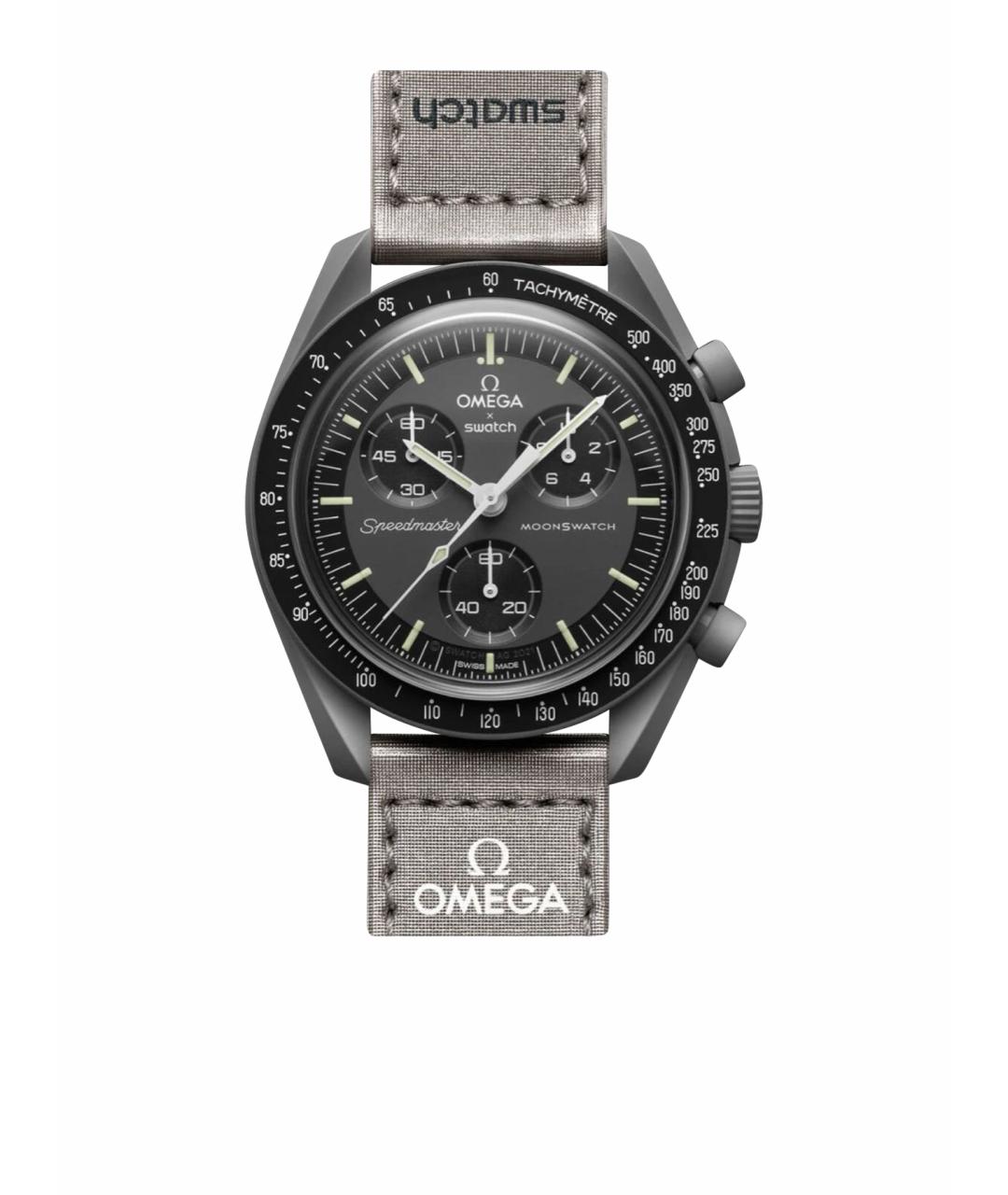 OMEGA Антрацитовые керамические часы, фото 1
