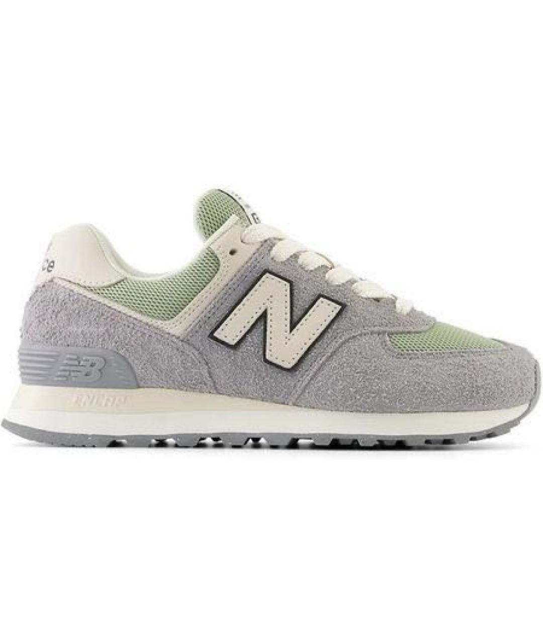NEW BALANCE Серые замшевые кроссовки, фото 9