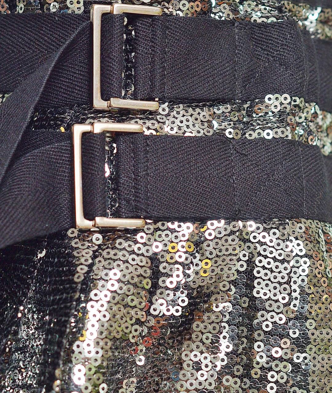 NO. 21 Серебряная юбка мини, фото 4