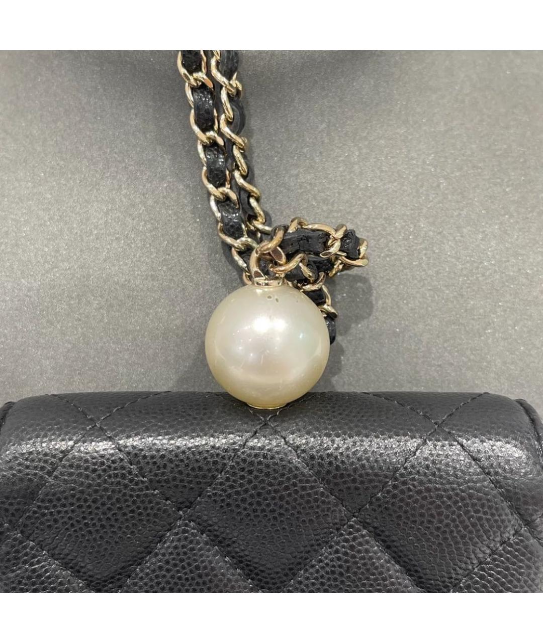 CHANEL Черная кожаная поясная сумка, фото 8