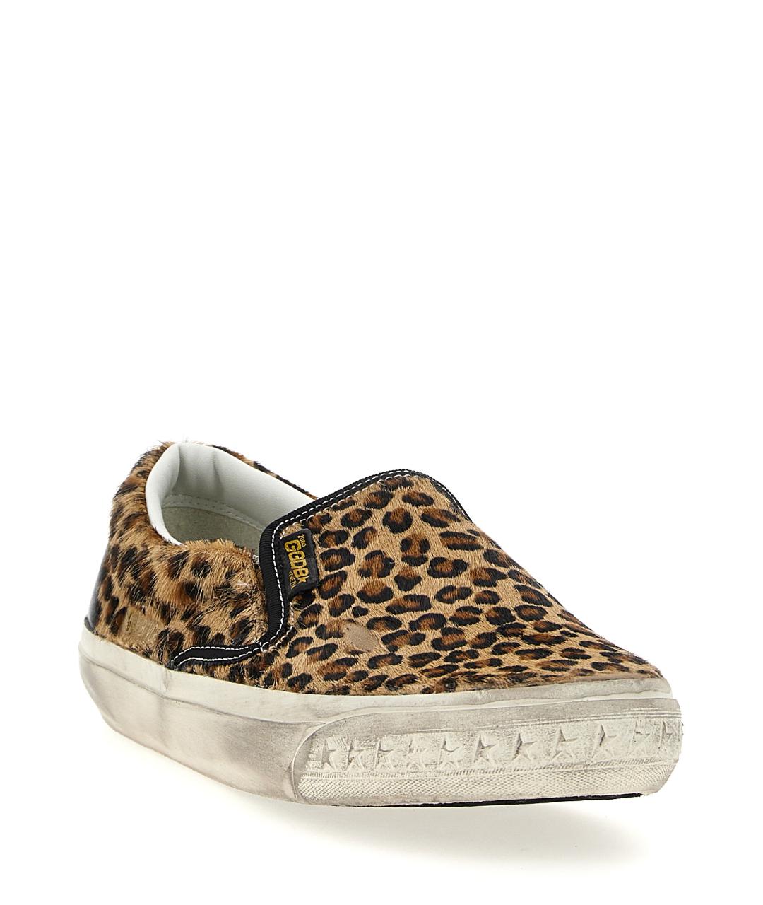 GOLDEN GOOSE DELUXE BRAND Мульти кожаные слипоны, фото 2