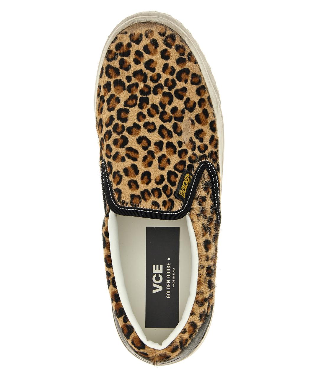GOLDEN GOOSE DELUXE BRAND Мульти кожаные слипоны, фото 4