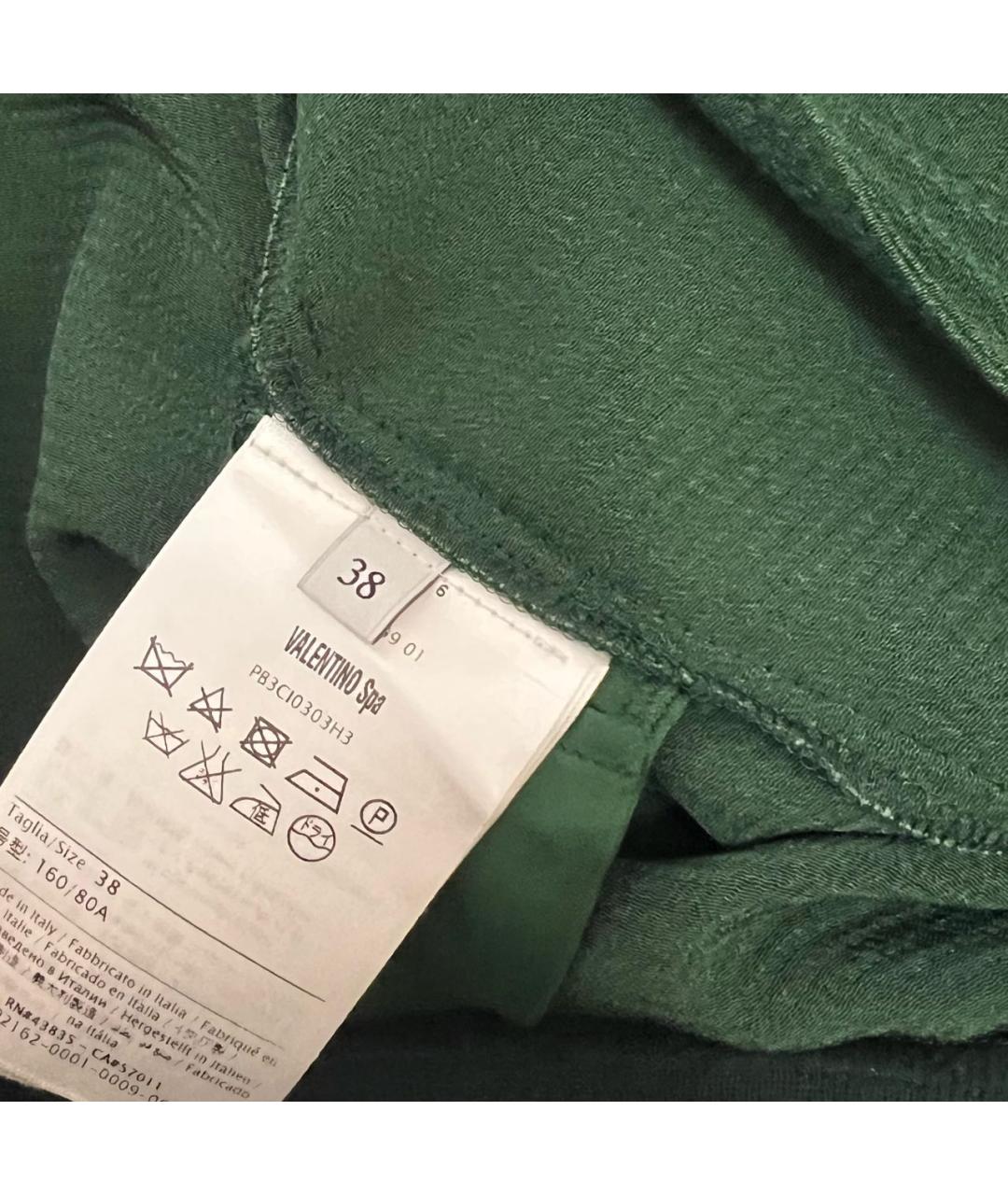 VALENTINO Зеленый вискозный джемпер / свитер, фото 4