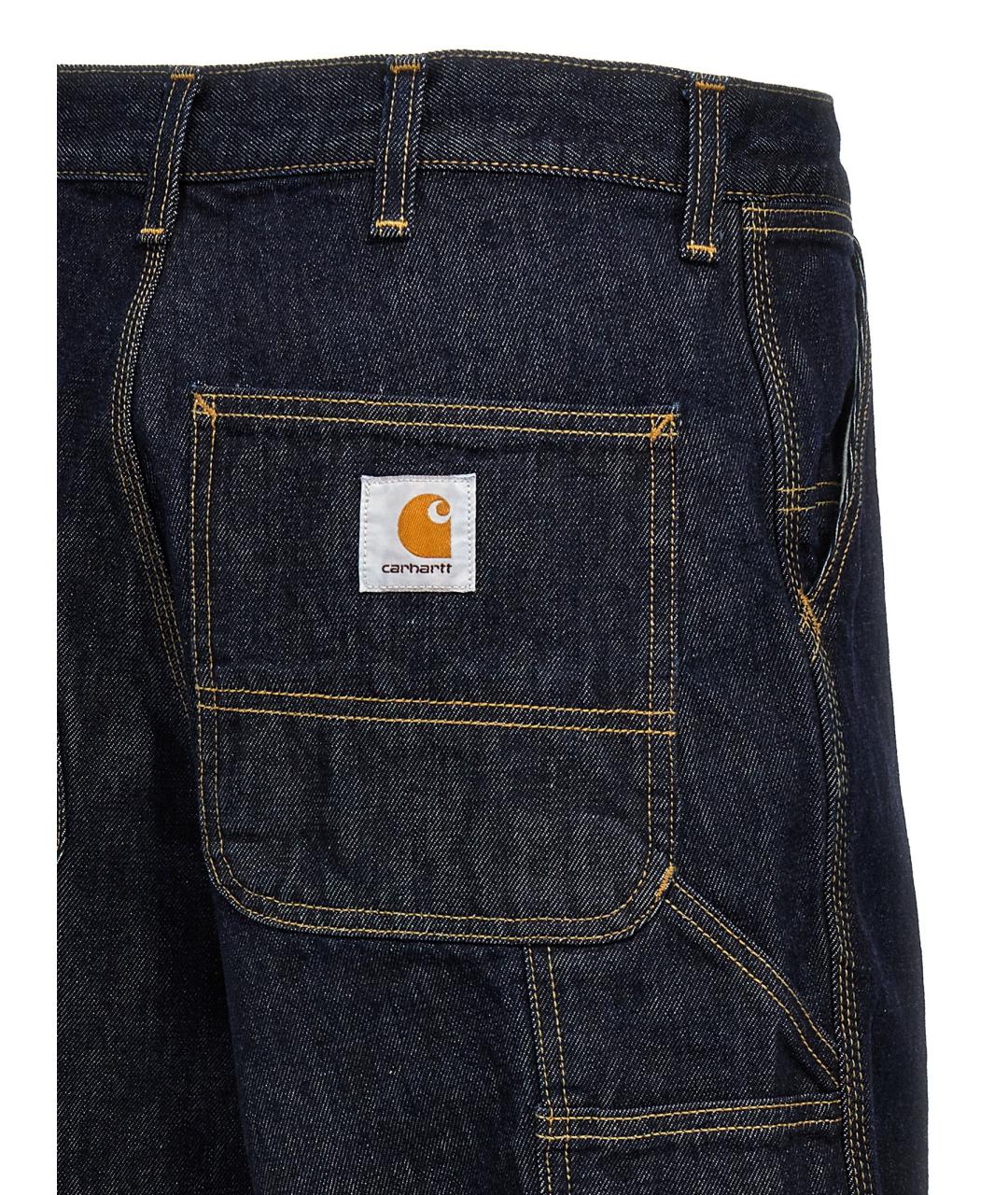 CARHARTT WIP Синие хлопковые шорты, фото 4