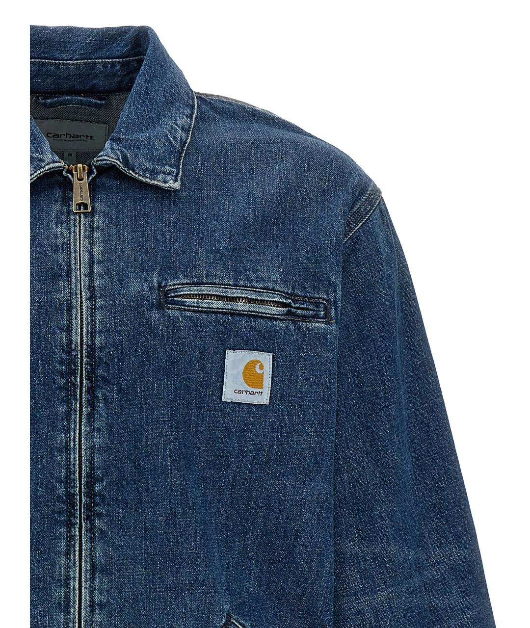 CARHARTT WIP Синяя хлопковая куртка, фото 3