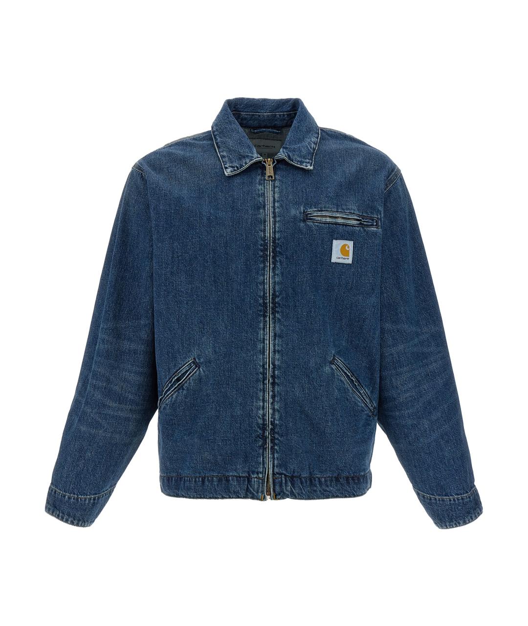 CARHARTT WIP Синяя хлопковая куртка, фото 1