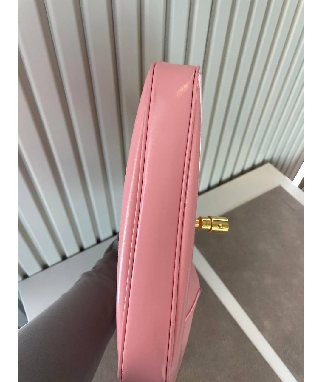 GUCCI Розовая кожаная сумка через плечо, фото 5