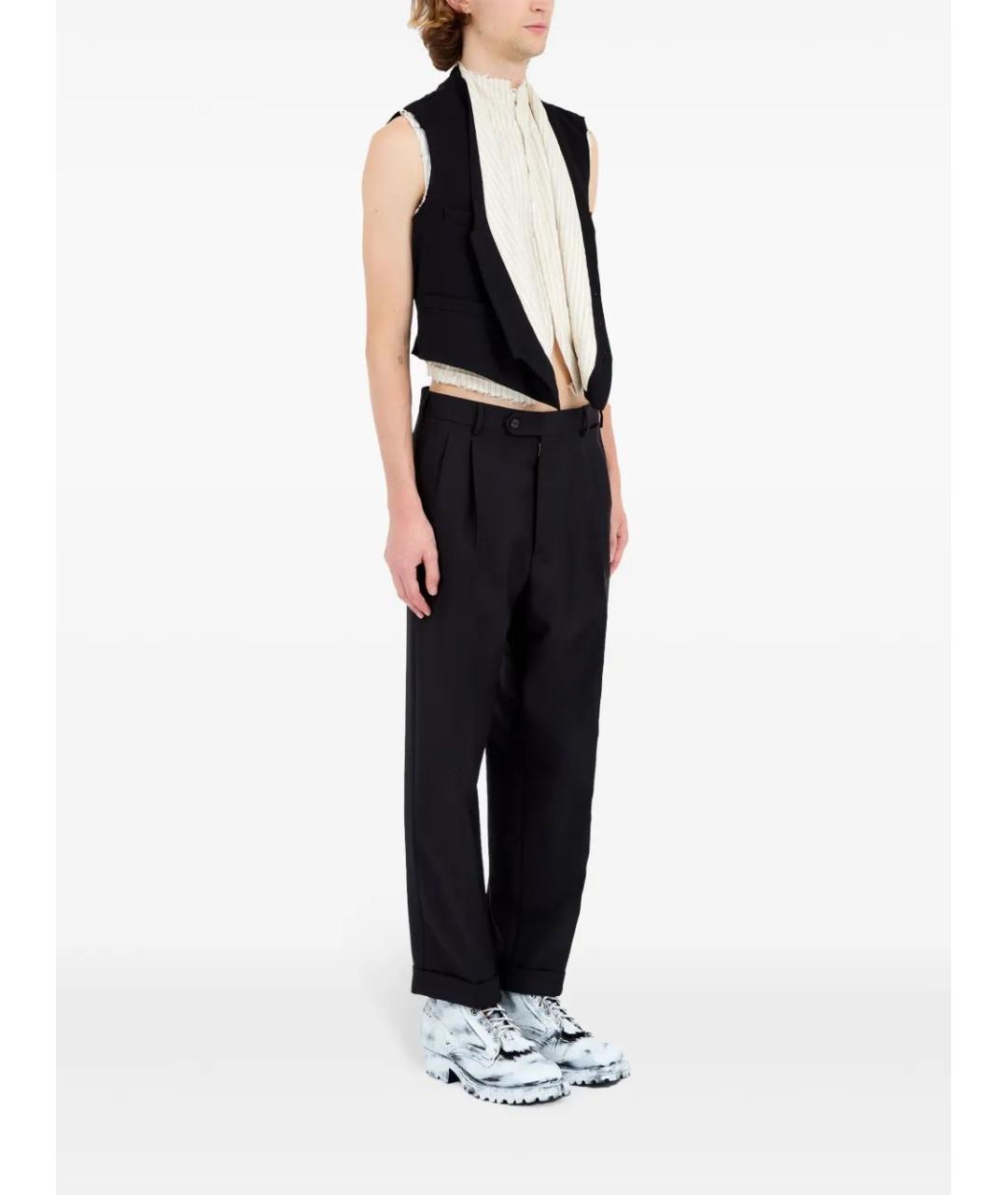 MAISON MARGIELA Черный жилет, фото 3