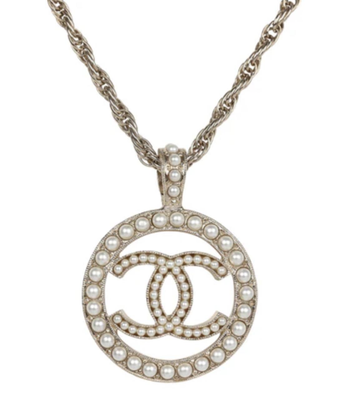 CHANEL Серебряное колье, фото 1