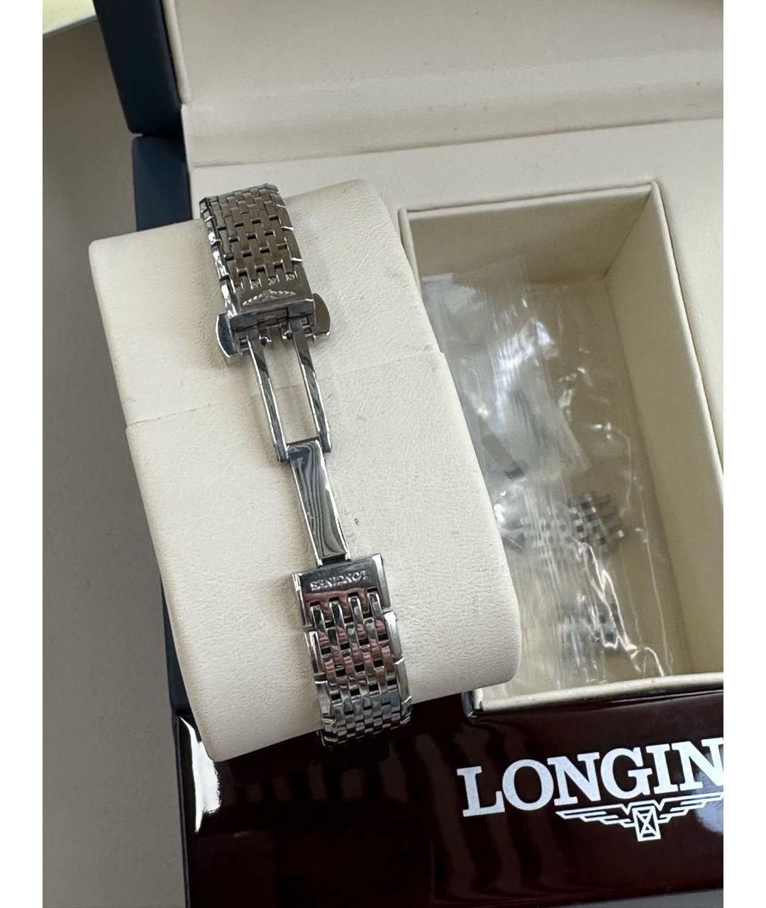 LONGINES Серебряные стеклянные часы, фото 2