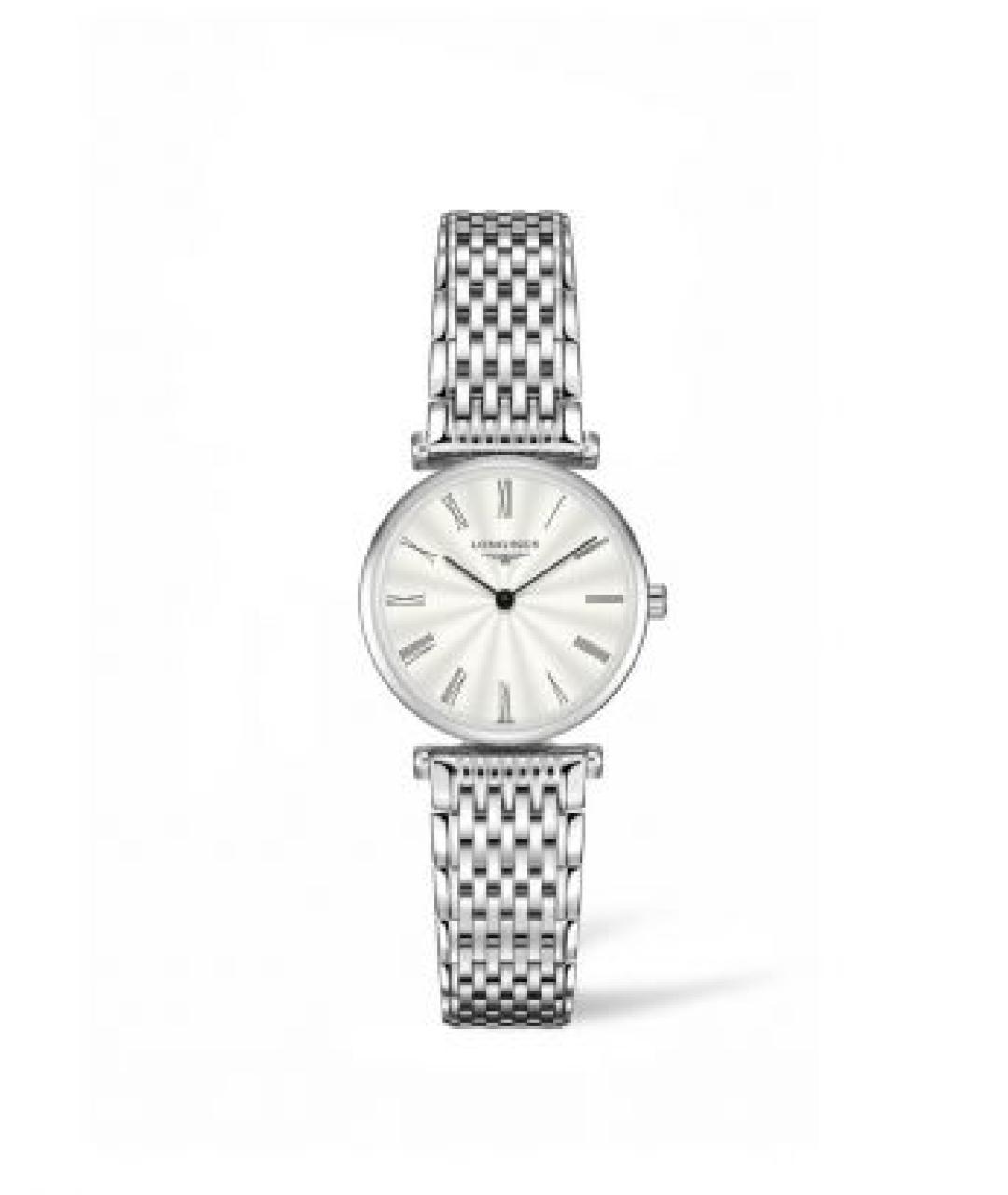 LONGINES Серебряные стеклянные часы, фото 8