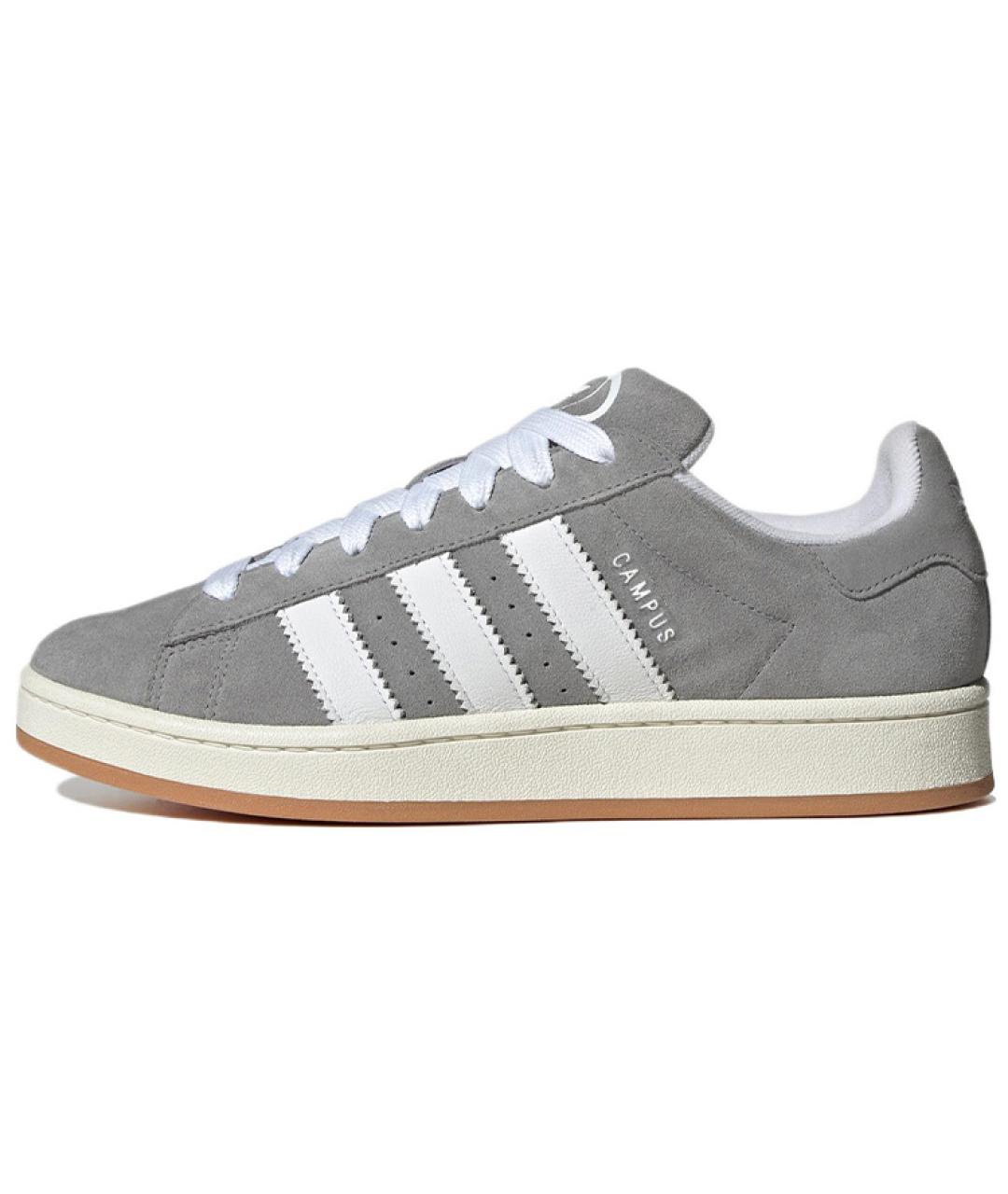 ADIDAS Серые замшевые низкие кроссовки / кеды, фото 6