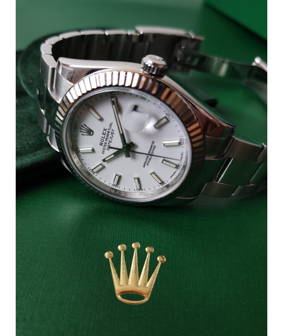 ROLEX Часы из белого золота, фото 4