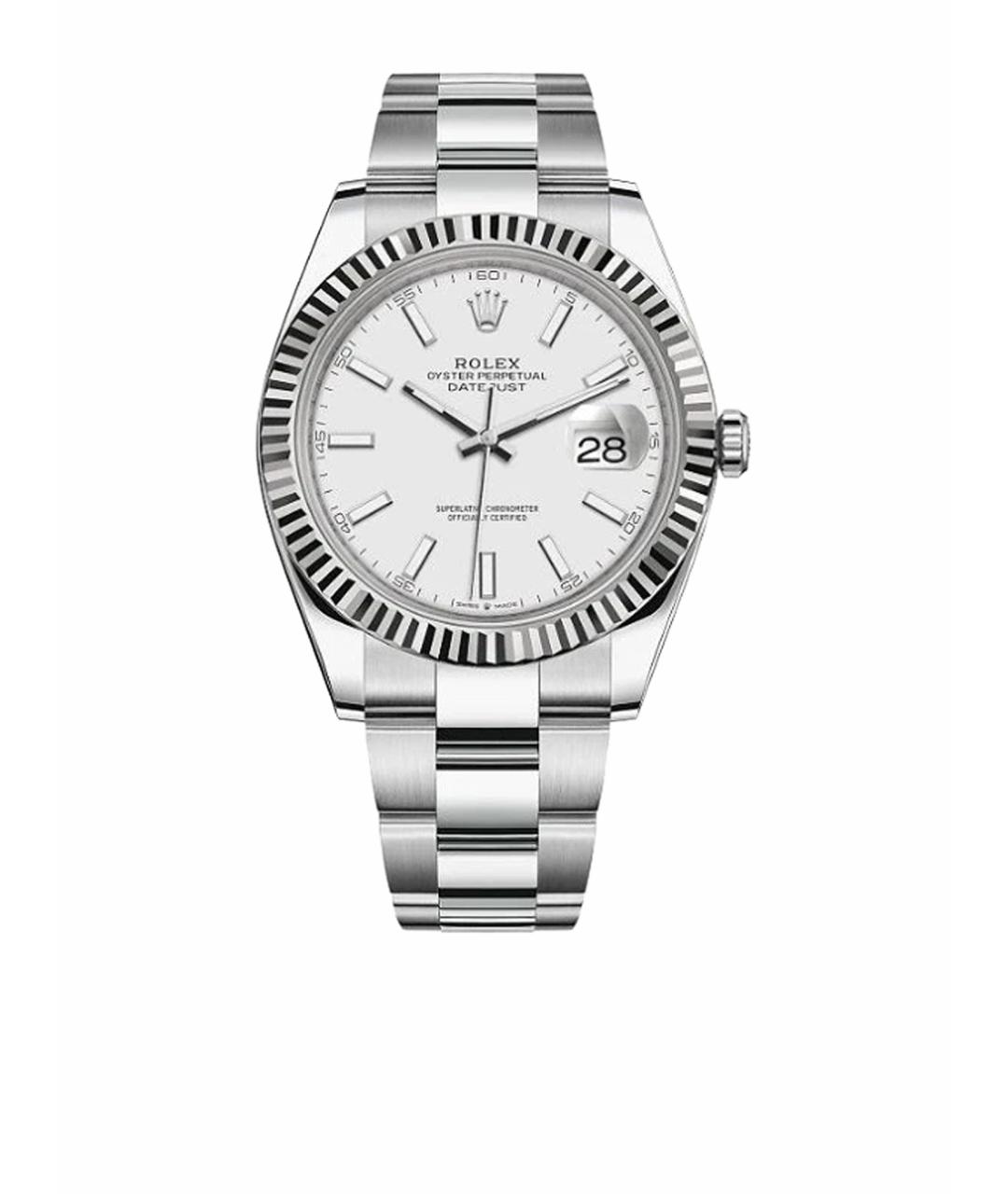 ROLEX Часы из белого золота, фото 1