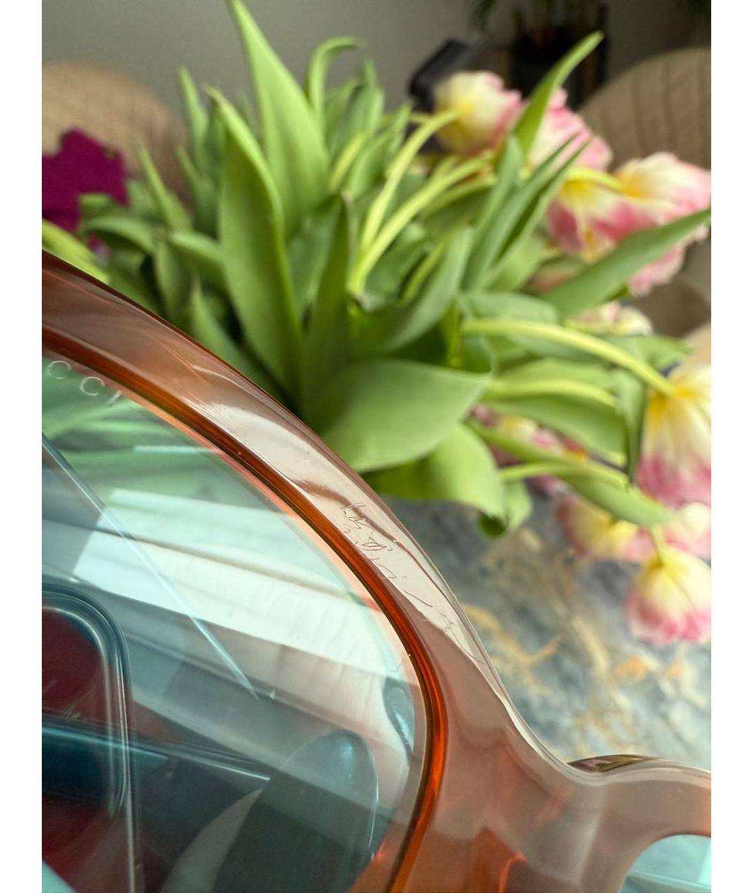 GUCCI Мульти пластиковые солнцезащитные очки, фото 4