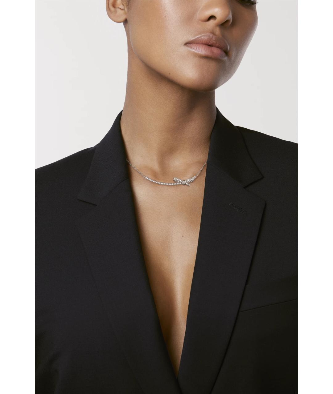 CHANEL Серебряное колье из белого золота, фото 4