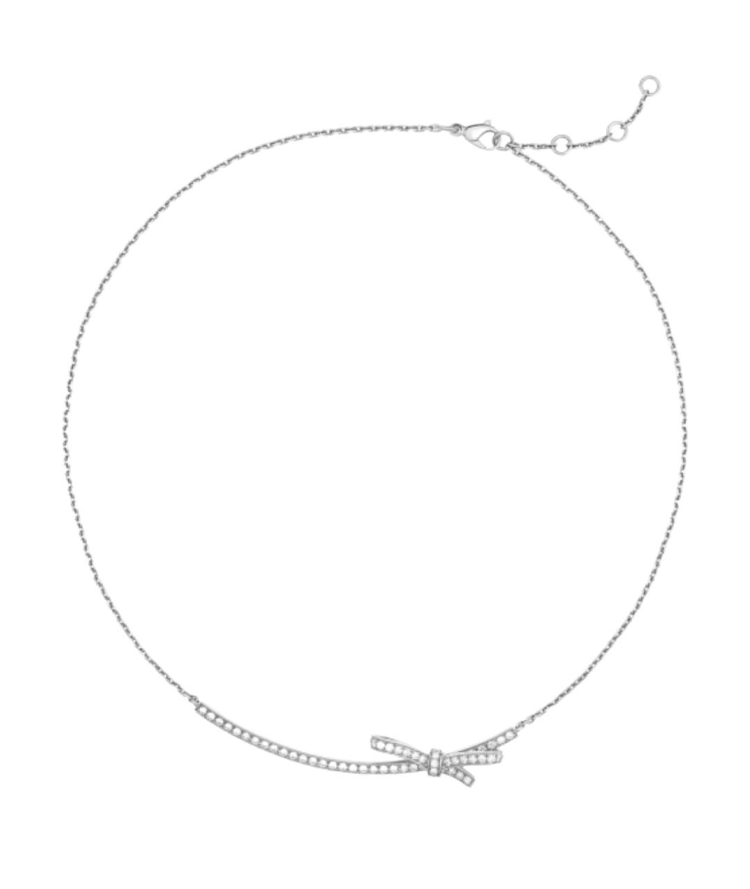 CHANEL Серебряное колье из белого золота, фото 1