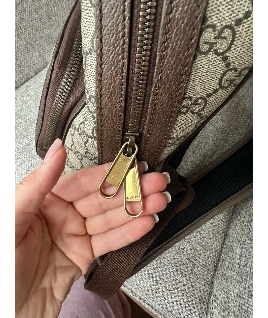 GUCCI Бежевый рюкзак, фото 7