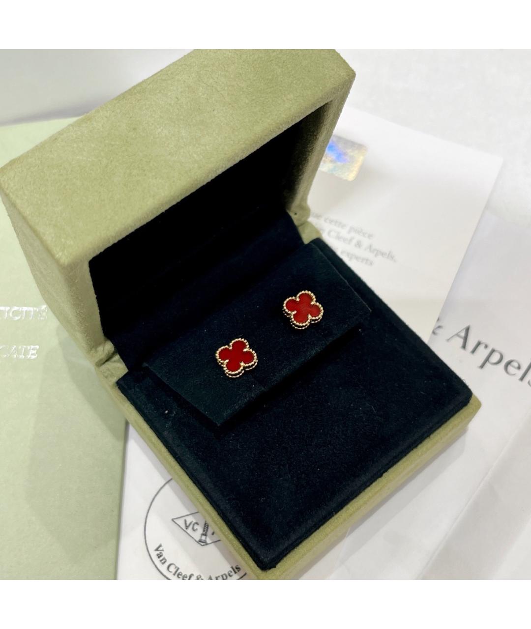 VAN CLEEF & ARPELS Золотые серьги из розового золота, фото 5