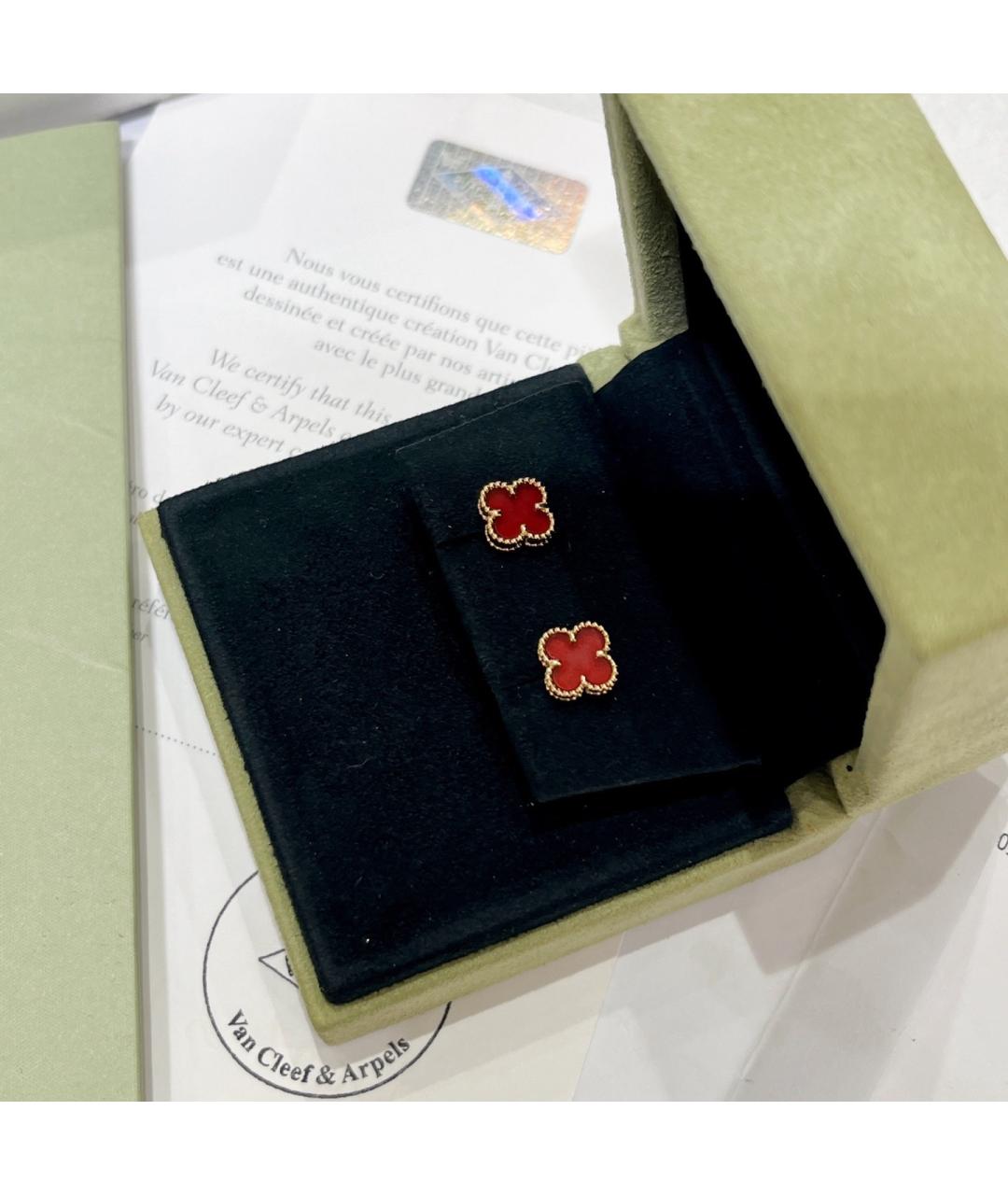 VAN CLEEF & ARPELS Золотые серьги из розового золота, фото 4