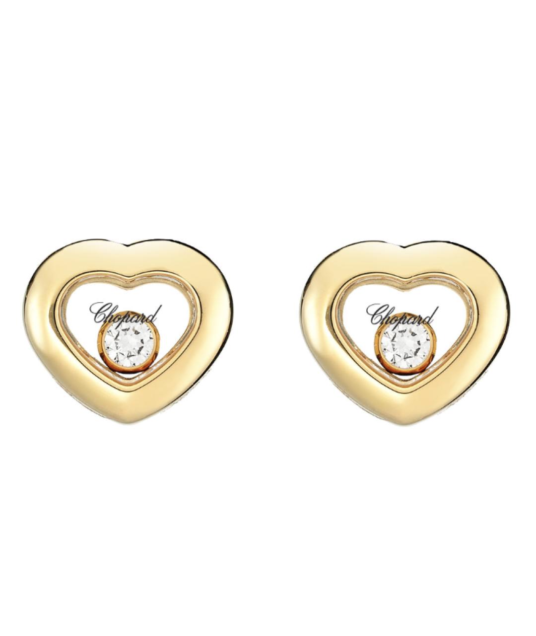 CHOPARD Золотые серьги из розового золота, фото 1