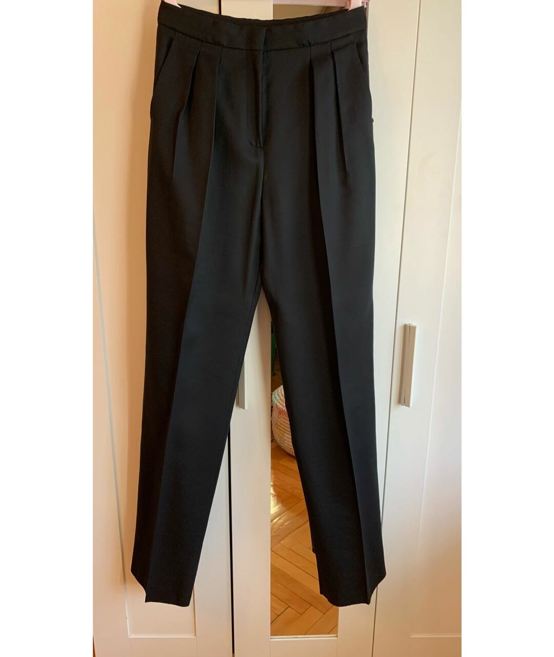 SPORTMAX Черный хлопковый костюм с брюками, фото 2