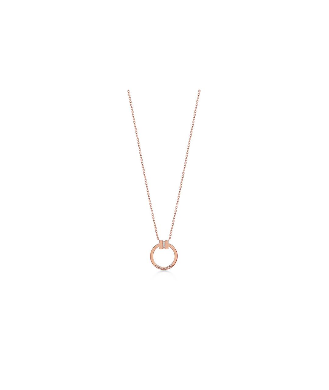 TIFFANY&CO Розовая подвеска из розового золота, фото 2