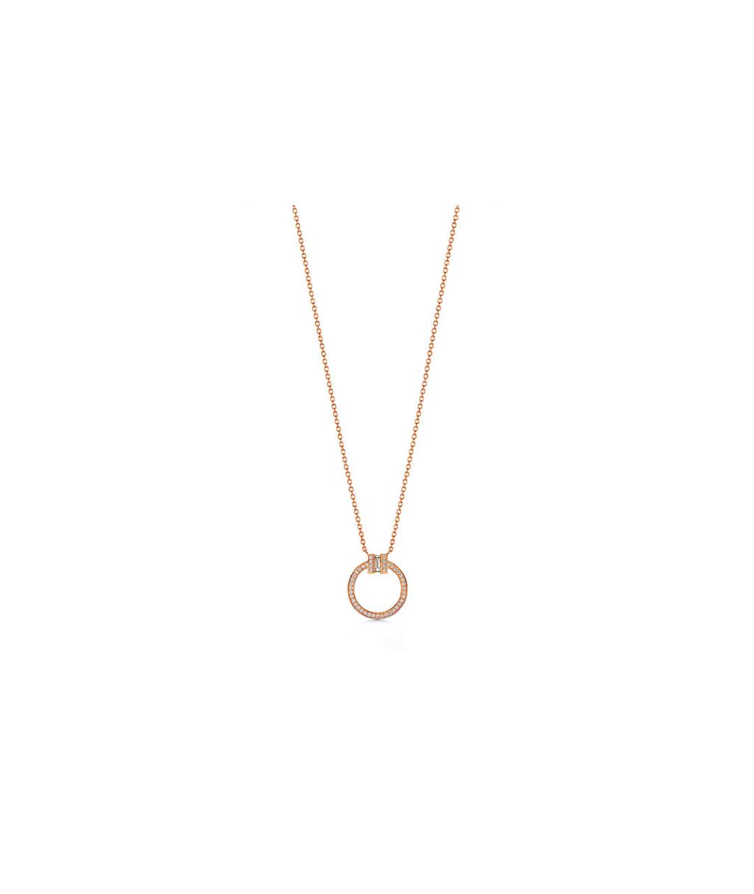 TIFFANY&CO Розовая подвеска из розового золота, фото 1