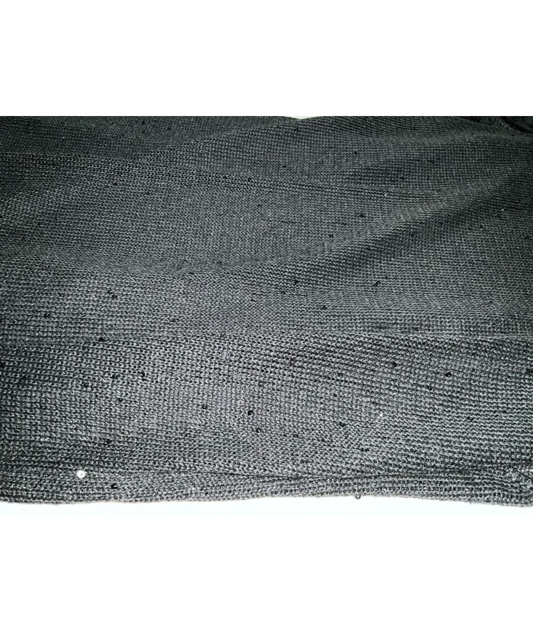 BRUNELLO CUCINELLI Серое льняное повседневное платье, фото 2