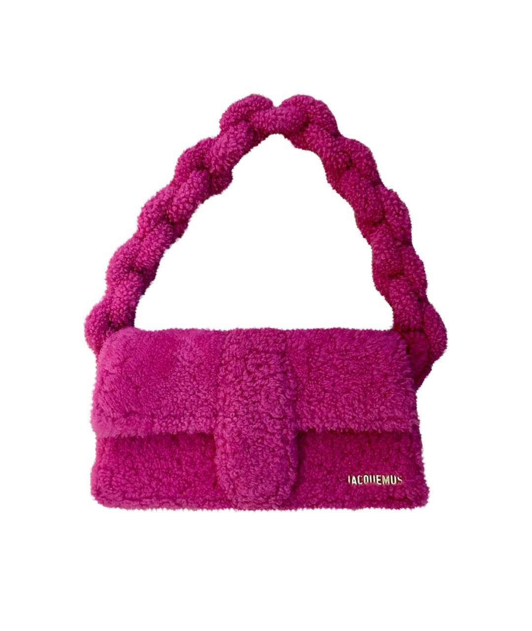 JACQUEMUS Розовая сумка с короткими ручками, фото 1