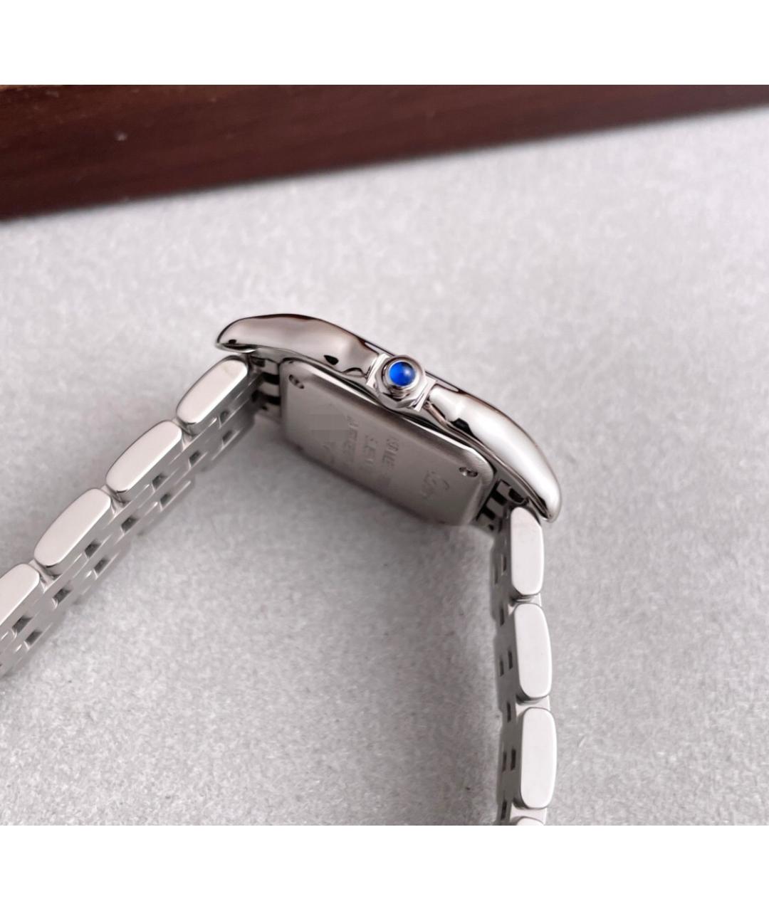 CARTIER Белые металлические часы, фото 3