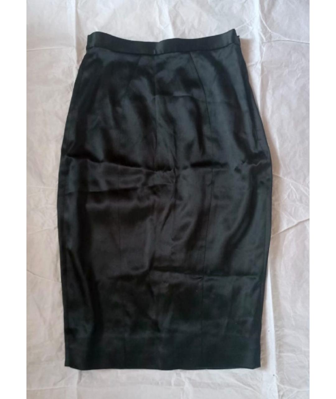 AGENT PROVOCATEUR Черная шерстяная юбка миди, фото 2