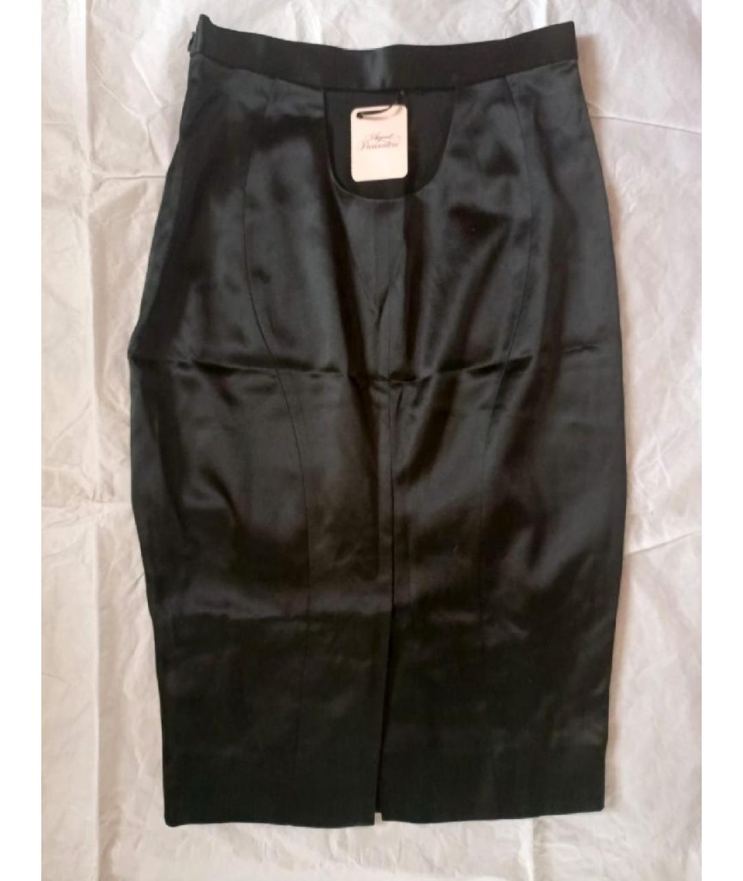 AGENT PROVOCATEUR Черная шерстяная юбка миди, фото 3